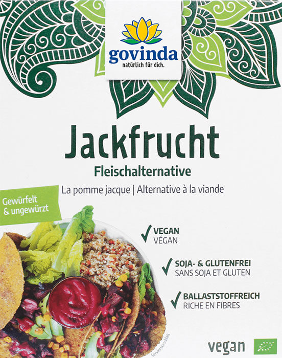 BIO Džekfrūta auglis - gaļas alternatīva (gabaliņos), 200 g