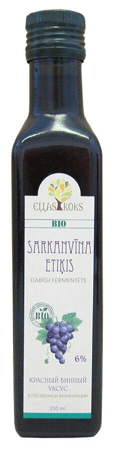BIO Sarkanvīna etiķis, dabīgi fermentēts