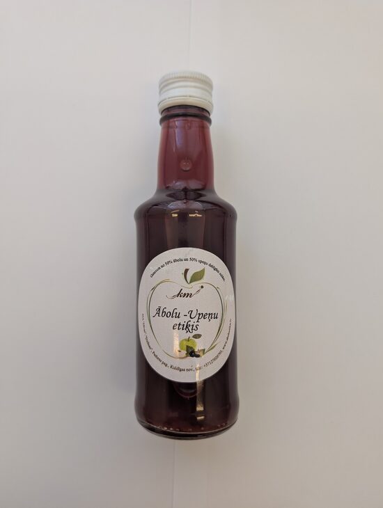 ĀBOLU-UPEŅU ETIĶIS, dabīgi fermentēts, 4% skābes