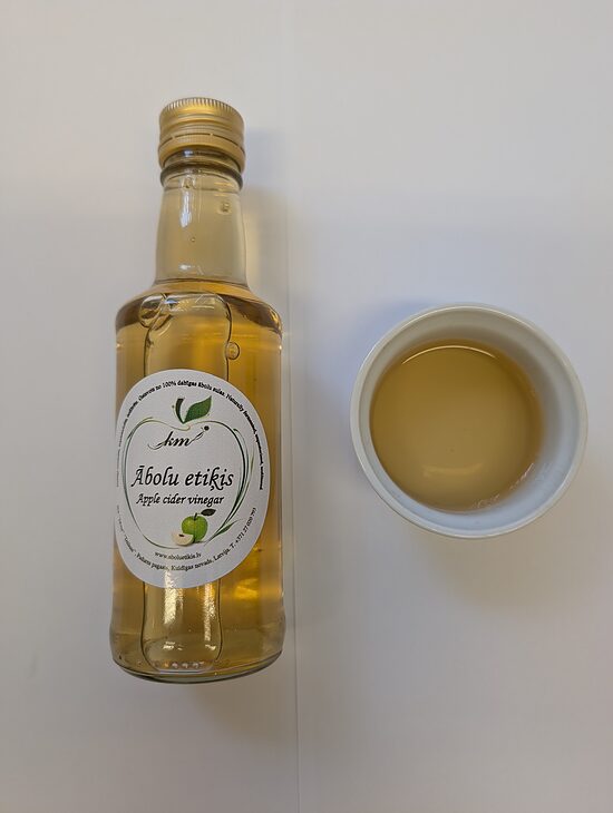 ĀBOLU ETIĶIS, dabīgi fermentēts, 5% skābes