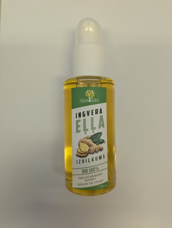 Bio ingvera eļļa – izvilkums 100ml