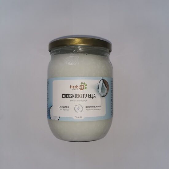 Kokosriekstu eļļa, barības sastāvdaļa suņiem