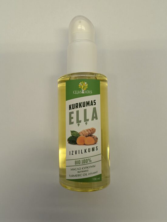 Bio kurkumas eļļa – izvilkums