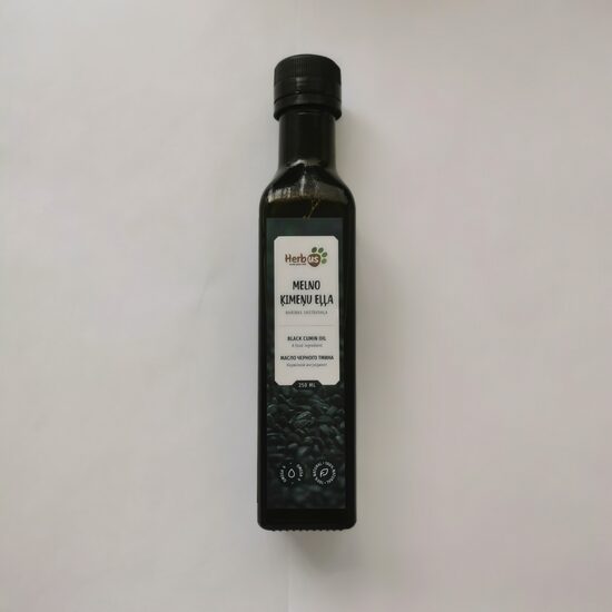 Melno ķimeņu eļļa, barības sastāvdaļa suņiem