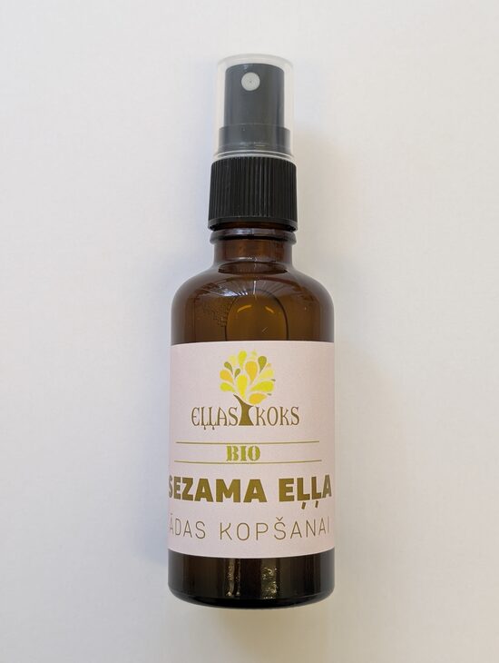 BIO Sezama sēklu eļļa, ādas kopšanai un masāžai