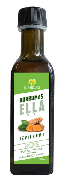 Bio kurkumas eļļa – izvilkums
